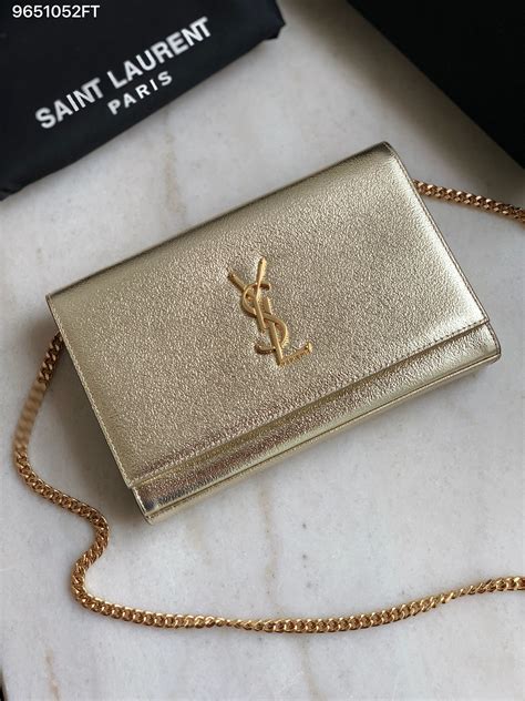 ysl black clutch gold chain|YSL clutch and evening.